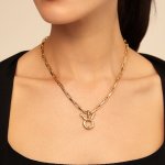 UNOde50 Колие Chain 9 Gold