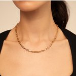 UNOde50 Колие Chain 9 Gold