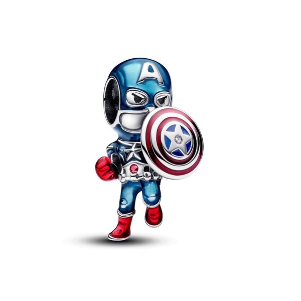 Marvel x Pandora Талисман Капитан Америка