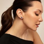 UNOde50 Обеци Aura blue