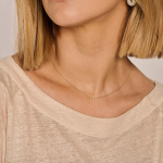 Blush Колие 14k, Буква B