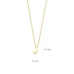 Blush Колие 14k, Буква J