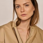 Blush Колие 14k, Буква Q