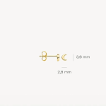 Blush Обеци 14k