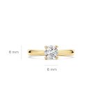 Blush Пръстен 14k