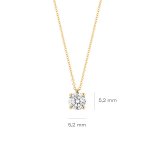 Blush Колие 14k