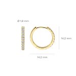 Blush Обеци 14k