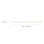 Blush Гривна 14k