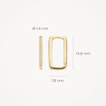 Blush Обеци 14k