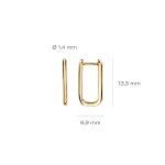 Blush Обеци 14k