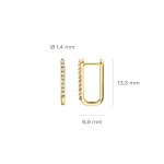 Blush Обеци 14k