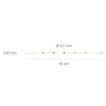 Blush Гривна 14k