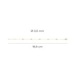 Blush Гривна 14k