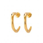 UNOde50 Обеци Gold Nail