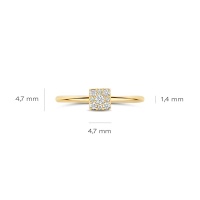 Blush Пръстен 14k