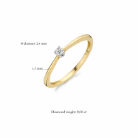 Blush Пръстен 14k