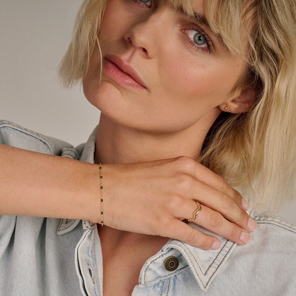 Blush Гривна 14k