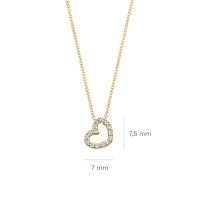 Blush Колие 14k