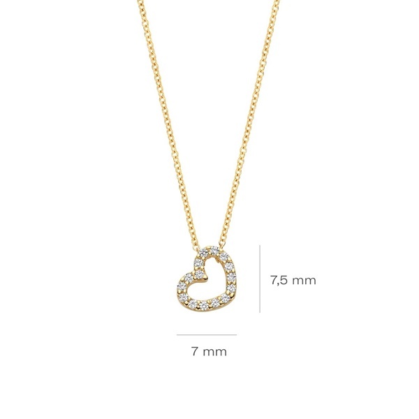 Blush Колие 14k