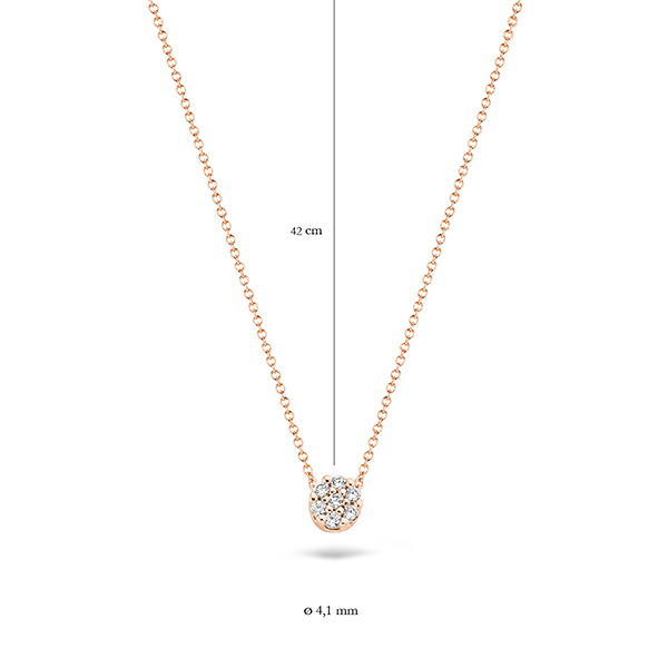 Blush Колие 14k