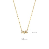 Blush Колие 14k