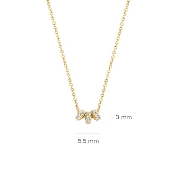 Blush Колие 14k