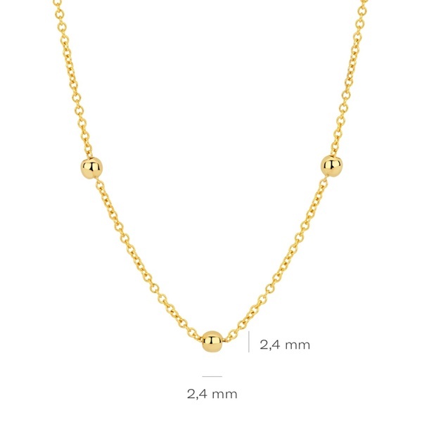 Blush Колие 14k