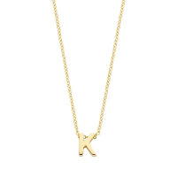 Blush Колие 14k, Буква K