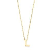 Blush Колие 14k, Буква L