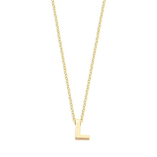 Blush Колие 14k, Буква L