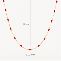 Blush Колие 14k