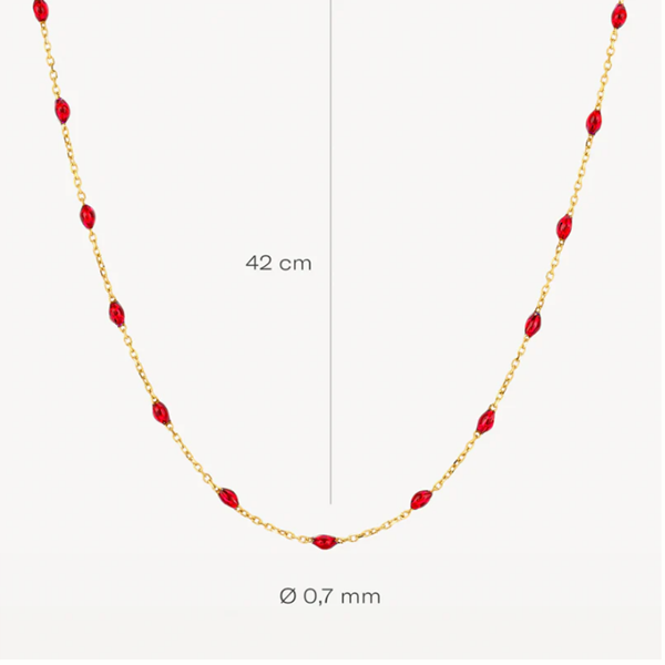 Blush Колие 14k