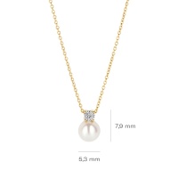 Blush Колие 14k