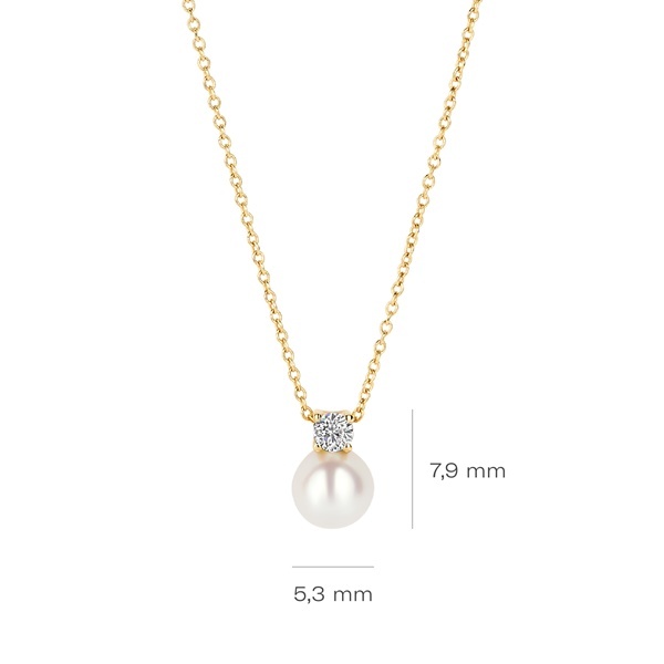 Blush Колие 14k