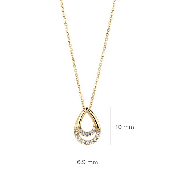 Blush Колие 14k
