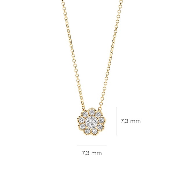 Blush Колие 14k