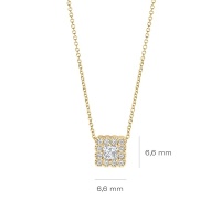 Blush Колие 14k