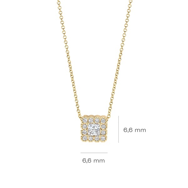 Blush Колие 14k