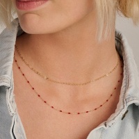 Blush Колие 14k