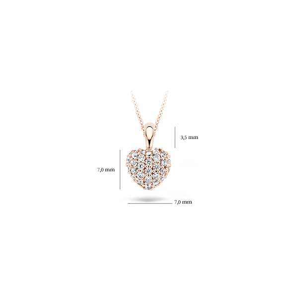 Blush Висулка 14k