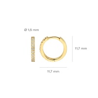 Blush Обеци 14k