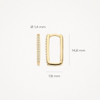 Blush Обеци 14k
