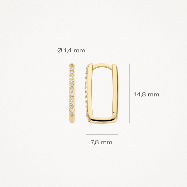 Blush Обеци 14k