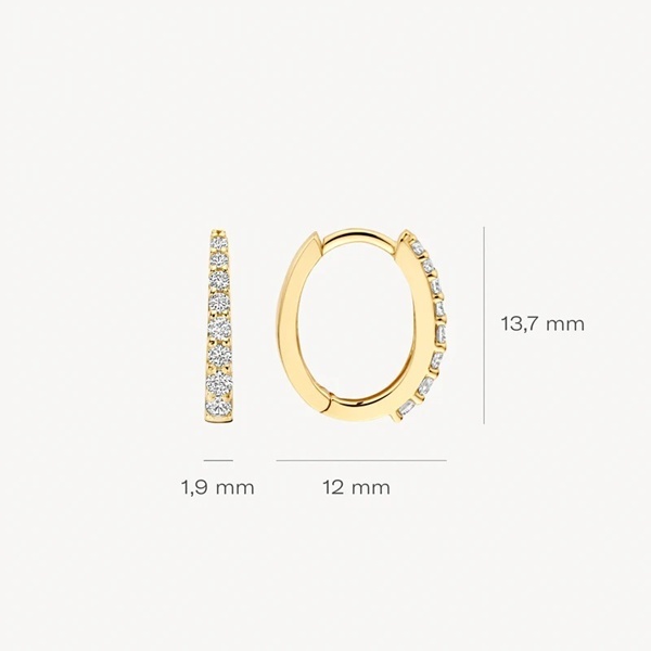 Blush Обеци 14k