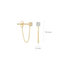 Blush Обеци 14k