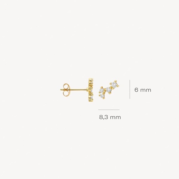 Blush Обеци 14k