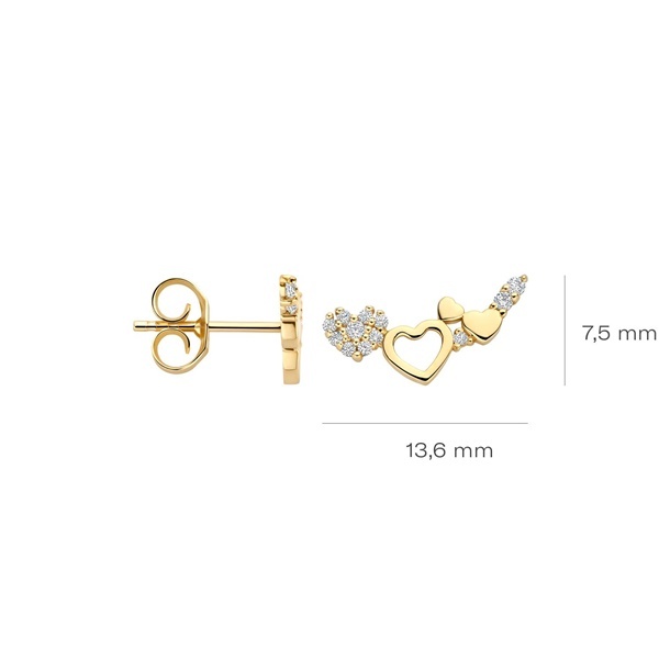 Blush Обеци 14k