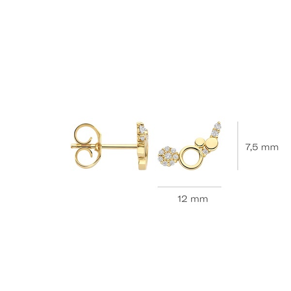 Blush Обеци 14k