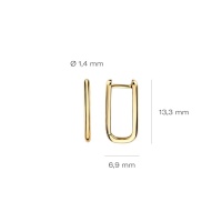 Blush Обеци 14k
