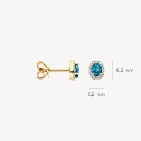 Blush Обеци 14k